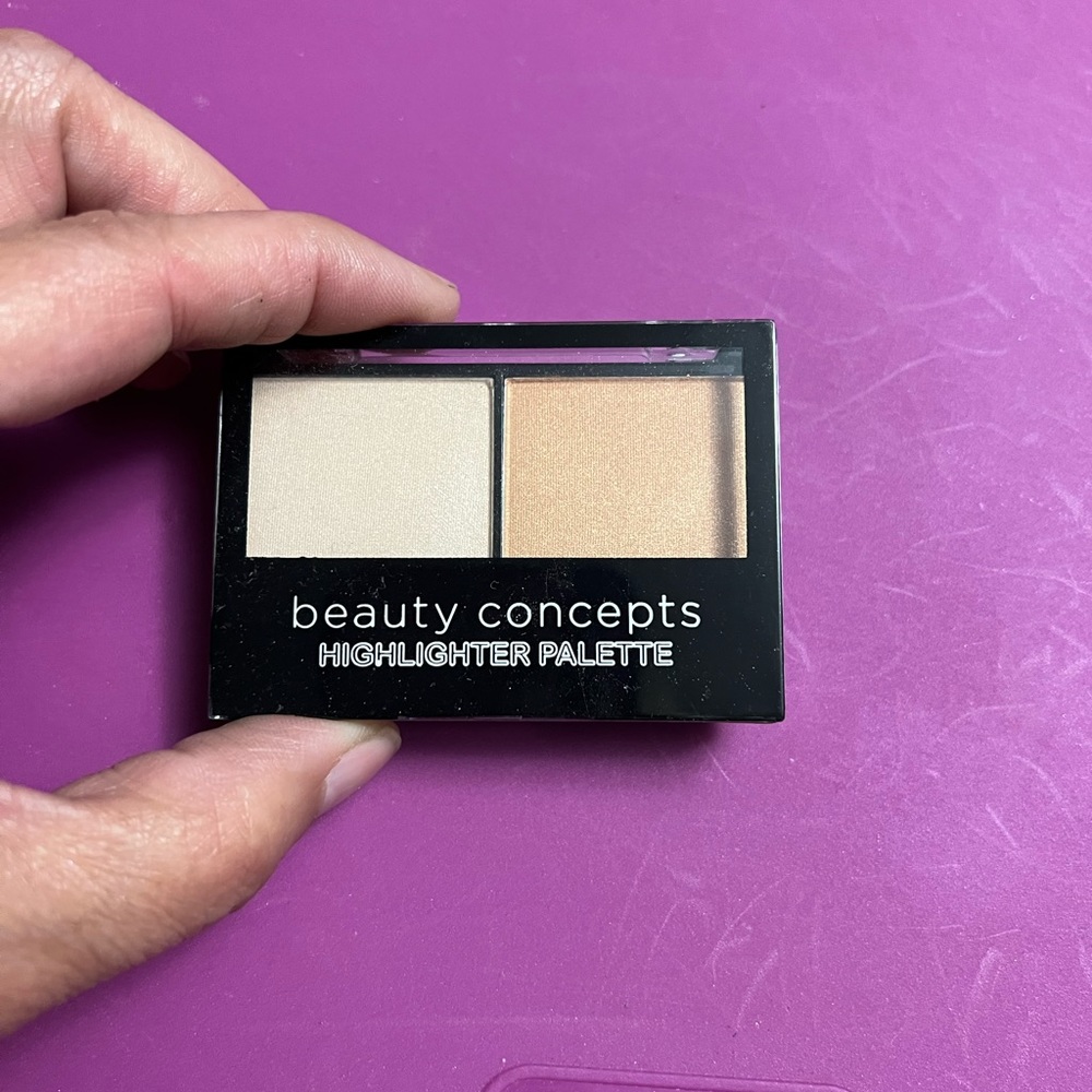 Beauty concepts highlighter makeup